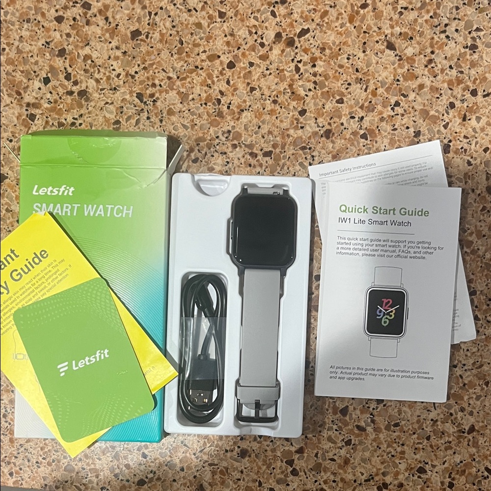 Letsfit Gray Smart Watch
